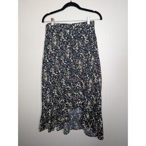 Toad&Co XS Manzana Ruffle Maxi Skirt Floral